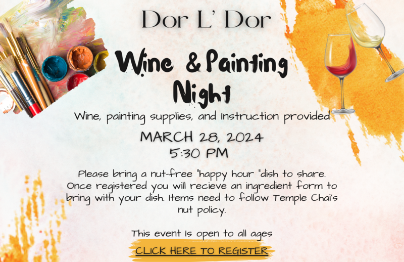 Banner Image for Dor L'Dor - Wine and Paint Night