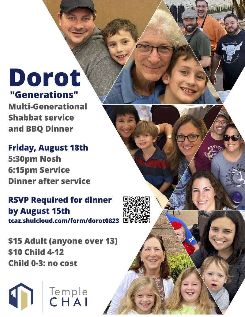 Banner Image for Dorot: Multigenerational Service; Welcome Back Shabbat & BBQ